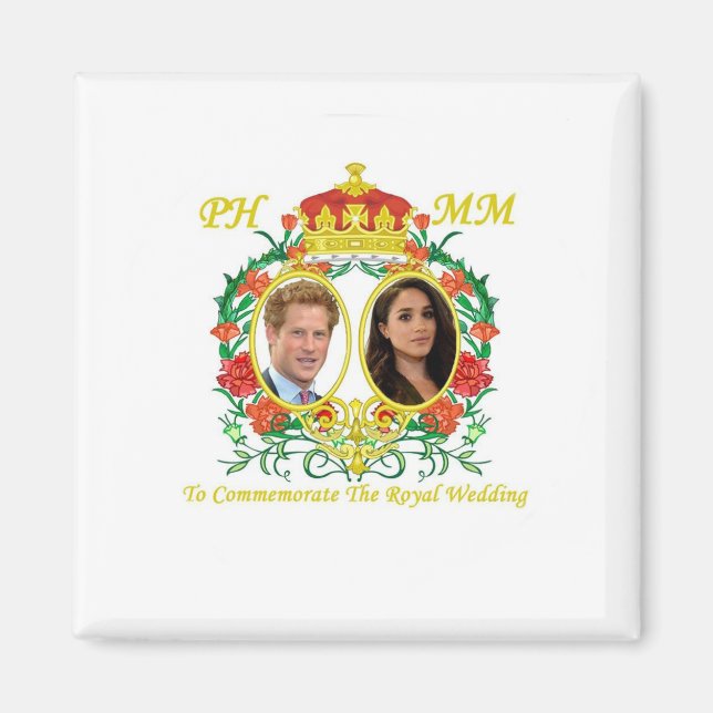 IMÃ PRINCE HARRY WEDDING CREST (Frente)