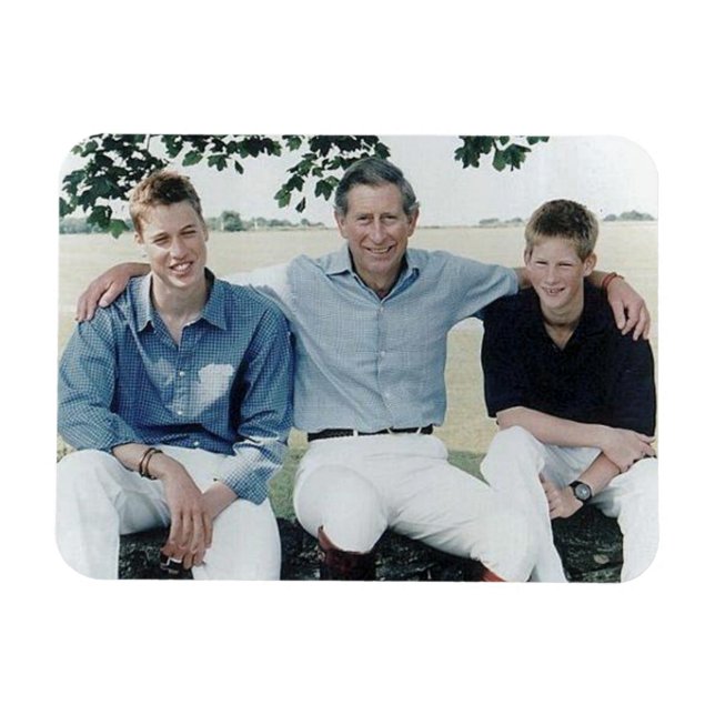 Ímã Princes Charles William Harry 1999 (Horizontal)