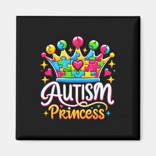 Imã Princesa Autismo Rainha da Conscientização do Auti