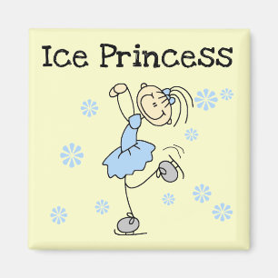 Imã Princesa Camiseta e presentes do patinagem no gelo