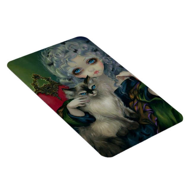 Ímã "Princesa com um Gato Ragdoll" (Lado Direito)