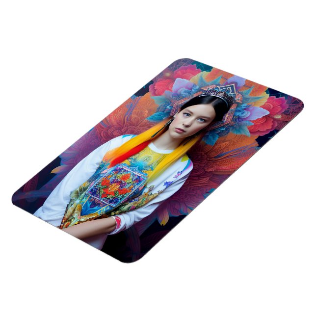 Ímã Princesa com um suéter branco (Left Side)