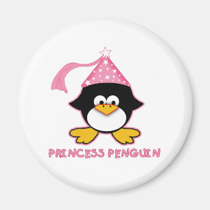 Imã Princesa cor-de-rosa Pinguim