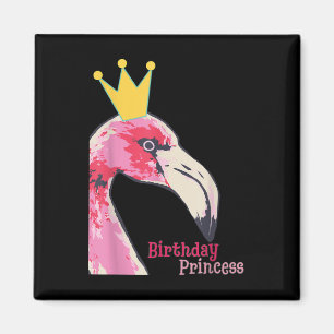 Imã Princesa de aniversário Flamingo Flamingo-Cute