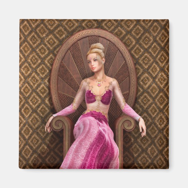 Imã Princesa de Conto de Fadas (Frente)