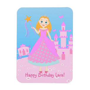 Ímã Princesa de Fairytala no Partido de Birthaday Rosa