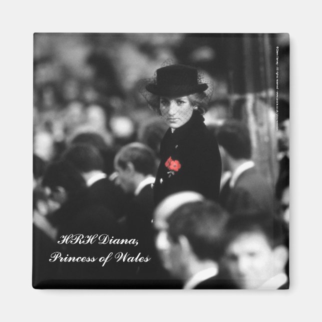 Imã Princesa Diana - Poppy (Frente)