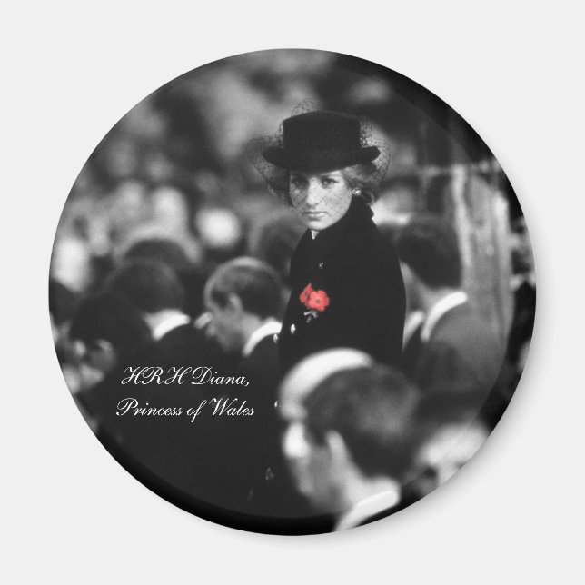 Imã Princesa Diana - Poppy (Frente)