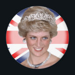 Imã Princesa Diana Union Jack<br><div class="desc">Princesa Diana Union Jack. Bem-vindo à nossa loja. Para visitar a nossa vasta coleção de cartões postais reais e mais Souvenirs reais, por favor, clique aqui. Por conseguinte, os nossos produtos serão de excelente qualidade para que possam usufruir durante anos. Esperamos que encontre algo para tesourar durante sua visita. Mais...</div>