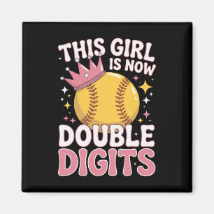 Imã Princesa do Softbol Esta Menina Agora Tem 10 Dígit