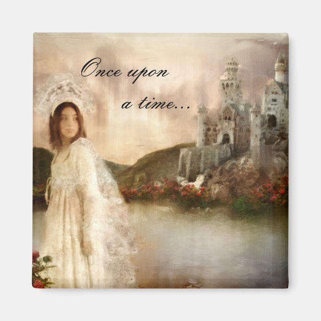 Imã Princesa Fantasy Castle Wedding Gifts (Frente)