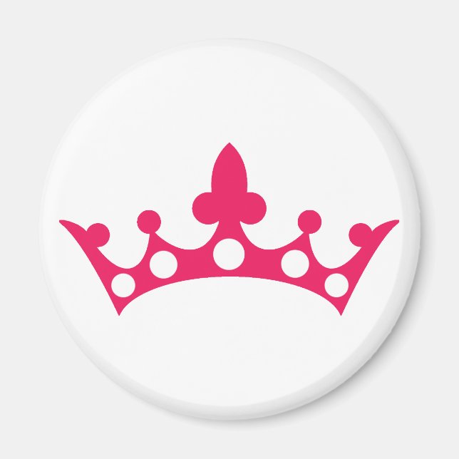 Imã Princesa Rosa Tiara (Frente)