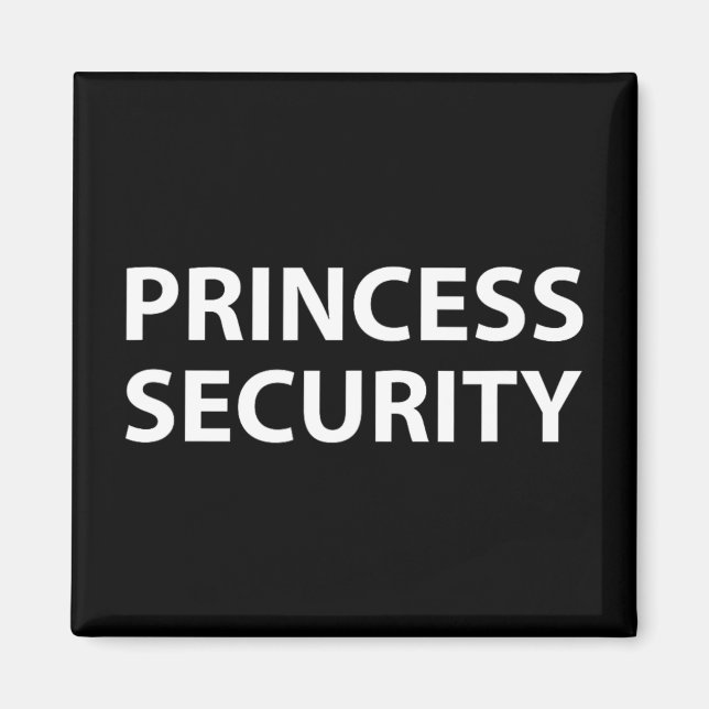 Imã Princesa Security Halloween Costume Men Matchi (Frente)