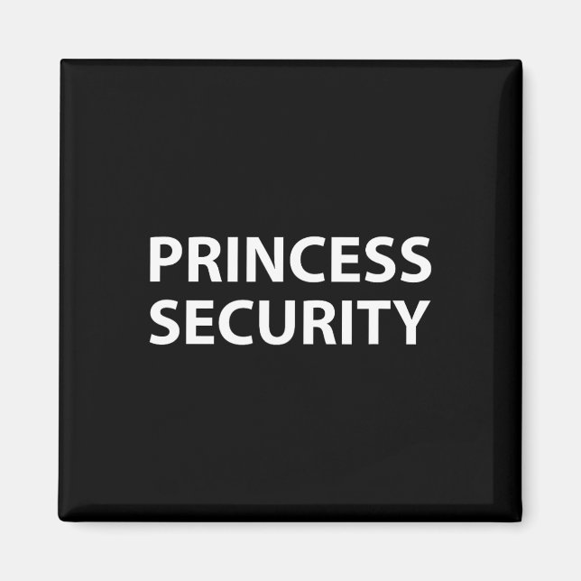 Imã Princesa Security Halloween Costume Men Matchi (Frente)