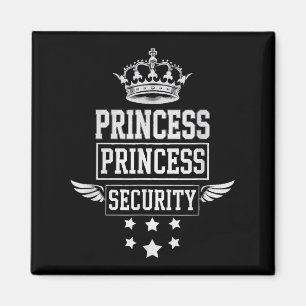 Imã Princesa Segurança - Pai de Aniversário Mamãe Boys