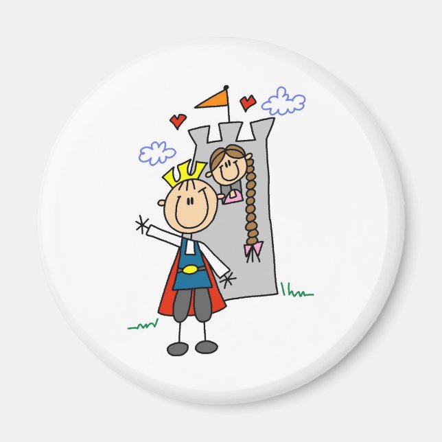 Imã Príncipe Encantado Resgate Magnet Rapunzel (Frente)