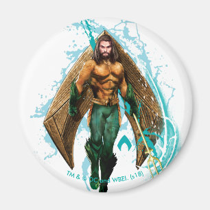 Imã Príncipe Orin Com Aquaman Logotipo de Aquaman  