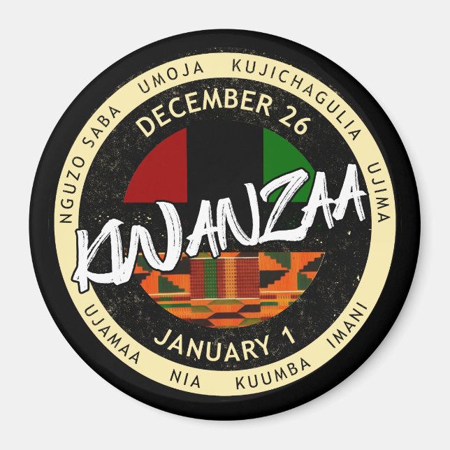 Imã Princípios Kwanzaa 7 (Frente)