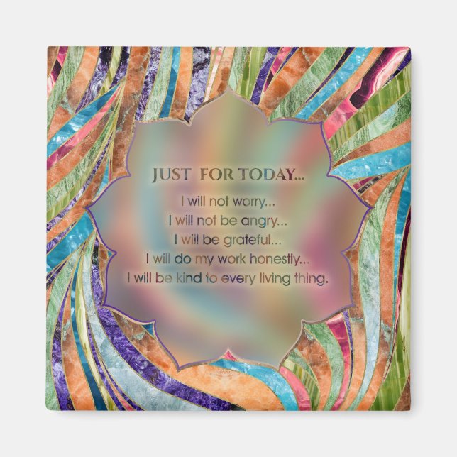 Imã Princípios Reiki - Conceitos Reiki (Frente)