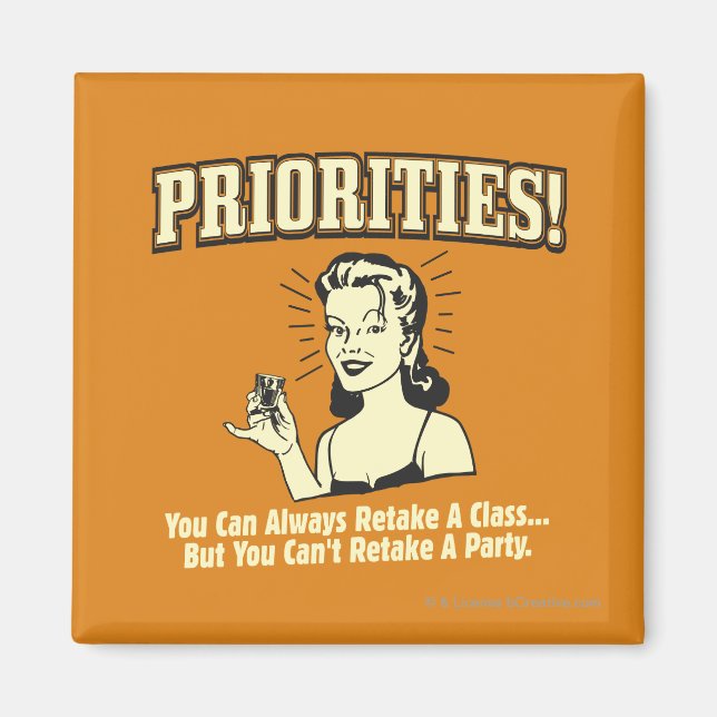 Imã Prioridades: você sempre pode refazer uma classe (Frente)