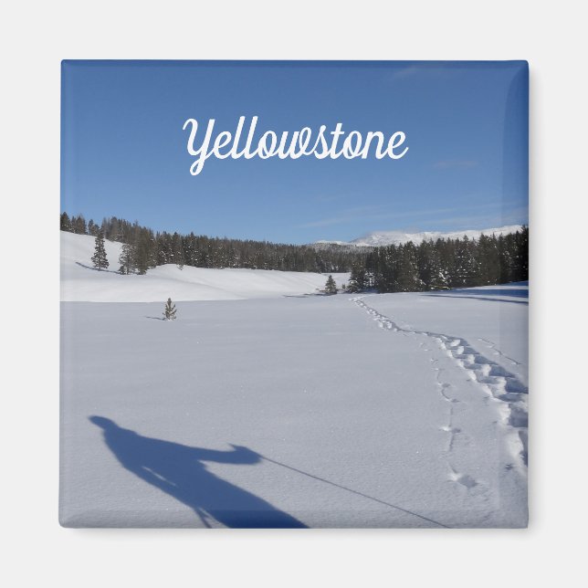 Imã Prisão de neve no Parque Nacional de Yellowstone (Frente)