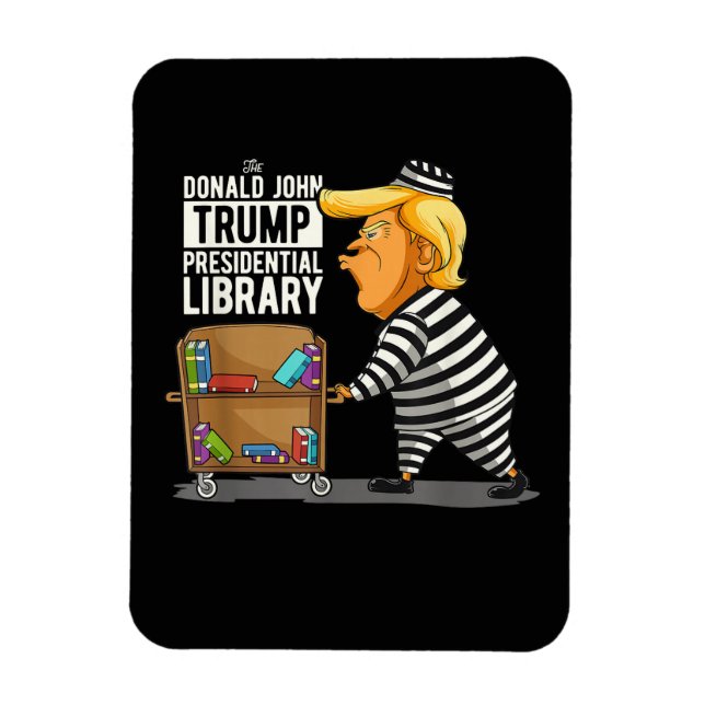 Ímã Prison Trump Presidential Library (Vertical)