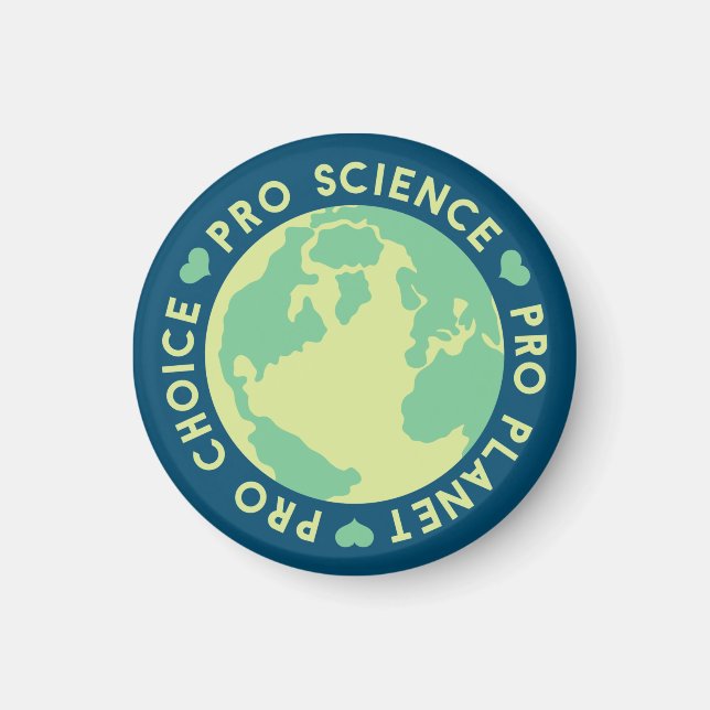 Imã Pro Choice Pro Science Pro Planeta Terra (Frente)