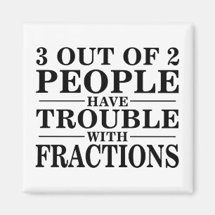 Imã Problema com frações