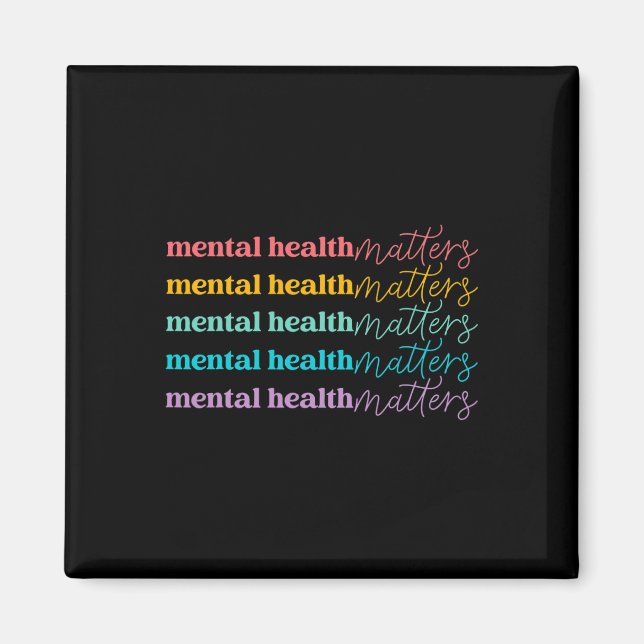 Imã Problemas De Saúde Sejam Sensibilização Mental Do  (Frente)