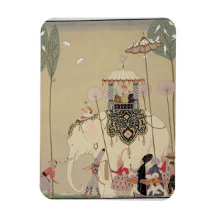 Ímã Procissão imperial (litho da cor)