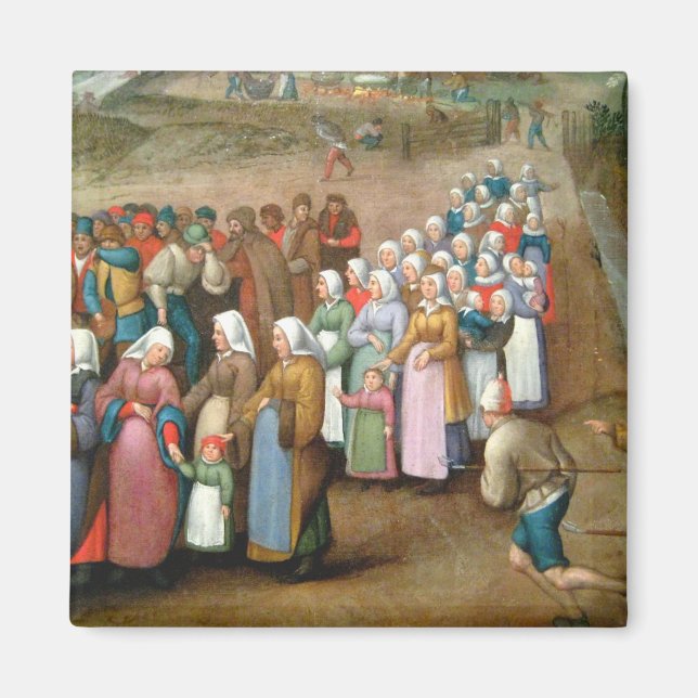 Imã Procissão Tradicional de Casamento (Arte Antiga) (Frente)