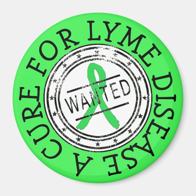 Imã Procurado: Um Ímã para a Cura da Doença de Lyme (Frente)