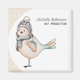 Imã Produção de Chapéu Esparto de inverno Monograma