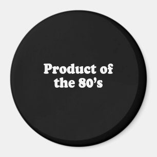 Imã PRODUTO do t-shirt do anos 80