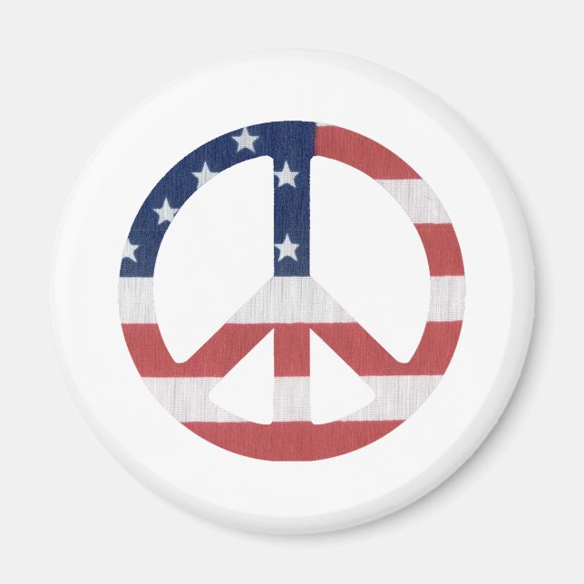 Imã Produtos de sinais de paz americanos! (Frente)