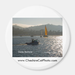 Imã Produtos do por do sol de Santa Barbara,