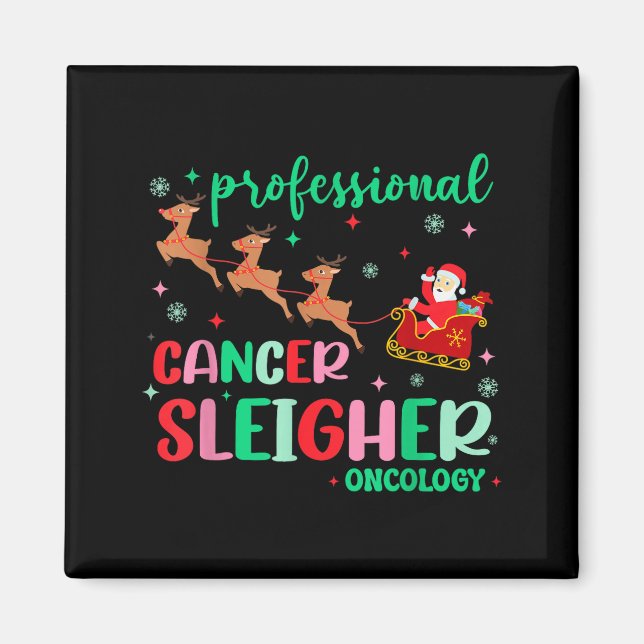 Imã Professional Cancer Sleigher Oncology Nurse Christ (Frente)