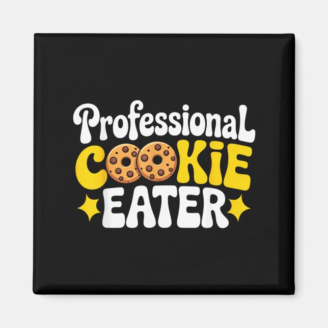 Imã Professional Cookie Eater Cookie Lover Chocolate C (Frente)