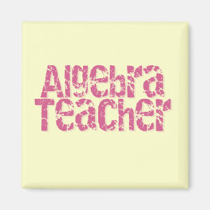 Imã Professor afligido rosa da álgebra do texto