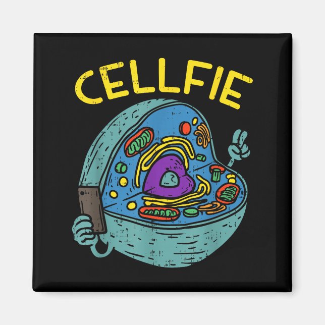 Imã Professor de Biologia de Ciências Engraçadas Cell  (Frente)