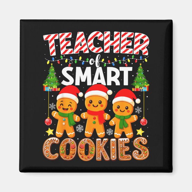 Imã Professor de Biscoitos Inteligentes Engraçado Prof (Frente)