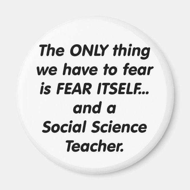 Imã Professor de Ciências Sociais do Medo (Frente)