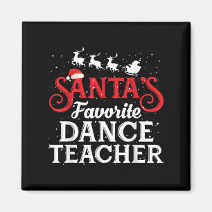 Imã Professor de Dança Favorito do Papai Noel Natal En
