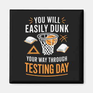 Imã Professor de dia de teste engraçado Sketll Dunk di
