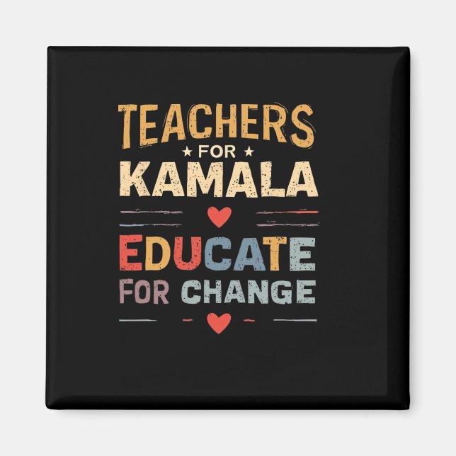 Imã Professor de Educação Kamala Harris de Suporte (Frente)