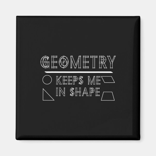Imã Professor de Geometria do Geek de Matemática Phras (Frente)