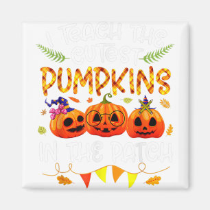 Imã Professor De Halloween Ensino O Pumpkin Mais Coraj