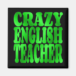 Imã Professor de inglês louco no verde