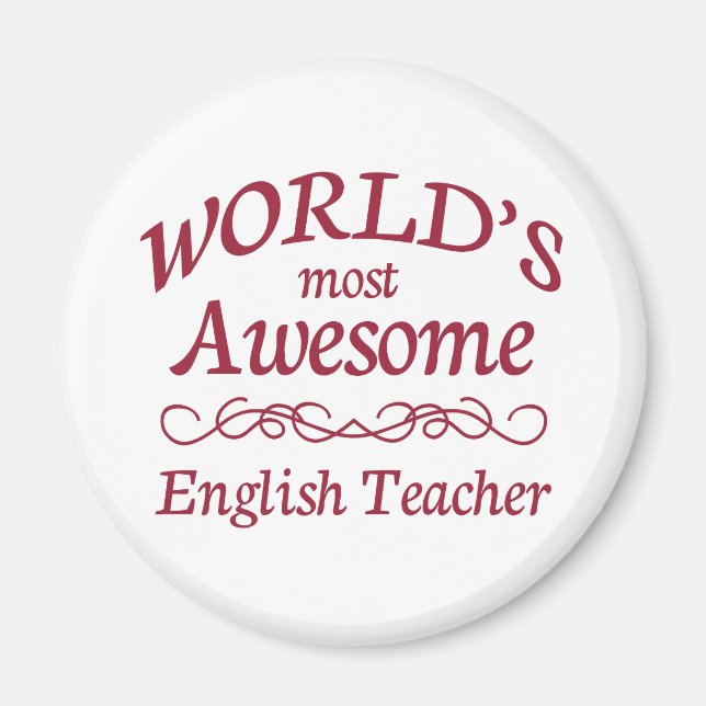 Imã Professor de Inglês Mais Incrível do Mundo (Frente)