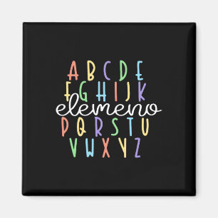 Imã Professor de Jardim de Infância Abc Elemeno Presen